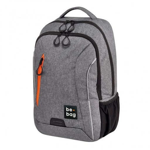 [4003067] Tínedžerský batoh be.bag 28x19x43 objem 18l sivý