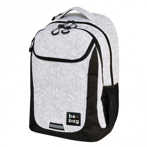 [4003070] Školský batoh be.bag 31x22x46cm objem 27l Čierno-biele tvary