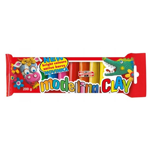 [4003108] Školská plastelína 200g 10-farebná