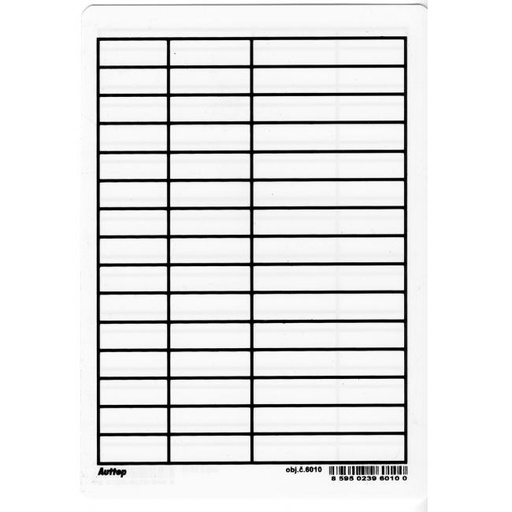 [4003282] Plastová písacia podložka A5 do zošita riadková