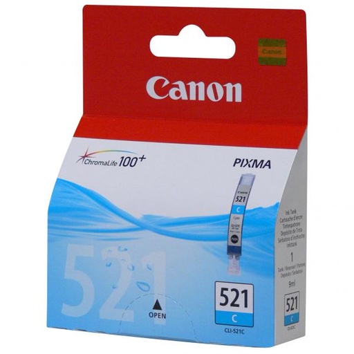 [4003376] Canon Original Inkjet CLI-521C 2934B001 cyan 9 ml 505 pages
