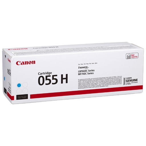 [4003460] Canon Original Toner 055HC 3019C002 cyan 5 900 pages