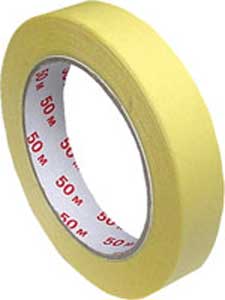 [4003485] Maskovacia krepová páska 19mm x 50m žltá