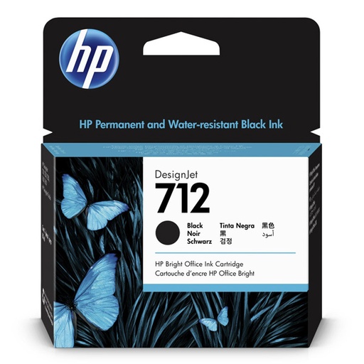 [4003548] HP Original Inkjet 3ED71A / HP 712 black 80ml