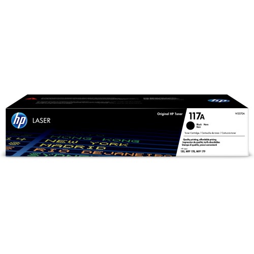 [4003576] HP Original Toner W2070A / HP 117A black 1 000 pages B-box