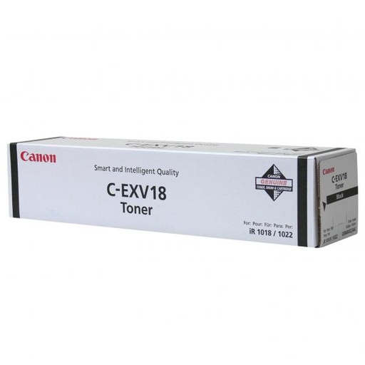 [4003777] Canon Original Toner C-EXV18 / 0386B002 black 8 400 pages