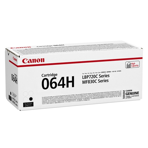 [4003859] Canon Original Toner CRG-064HBK / 4938C001 black 13 400 pages