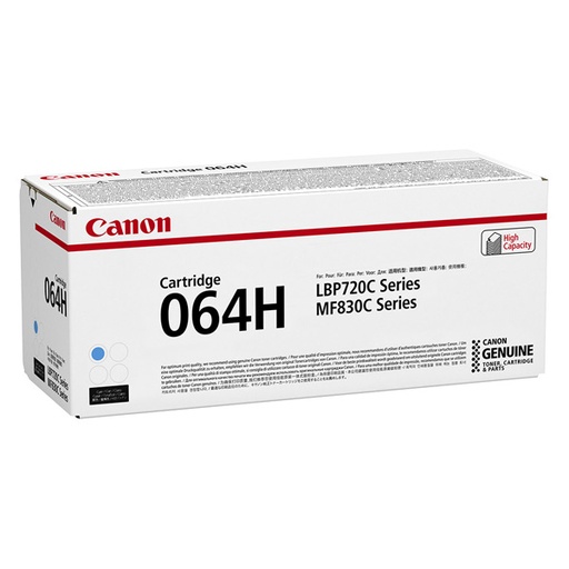 [4003860] Canon Original Toner CRG-064HC / 4936C001 cyan 10 500 pages
