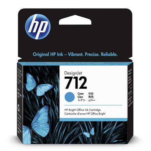 [4003966] HP Original Inkjet 3ED67A / HP 712 cyan 29ml exp