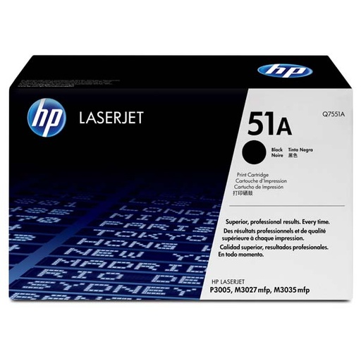[5100028] HP Original Toner Q7551A / HP 51A black 6 500 pages