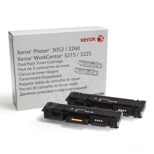 [4106R02782RA] Xerox Original Toner 106R02782 black dualpack 2 x 3 000 pages
