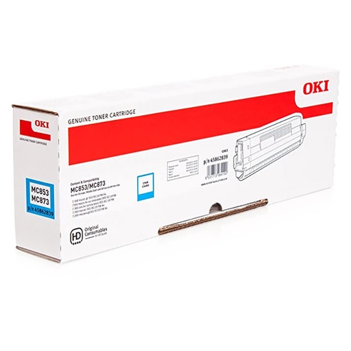 [445862839RA] OKI Original Toner 45862839 cyan 7 300 pages