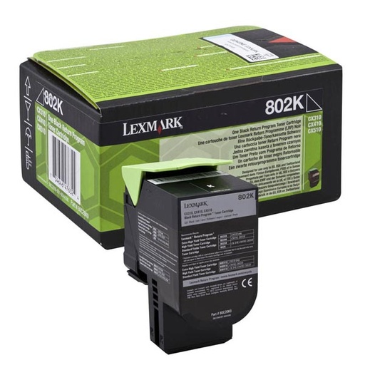 [480C20K0RA] Lexmark Original Toner 80C20K0 black 1 000 pages