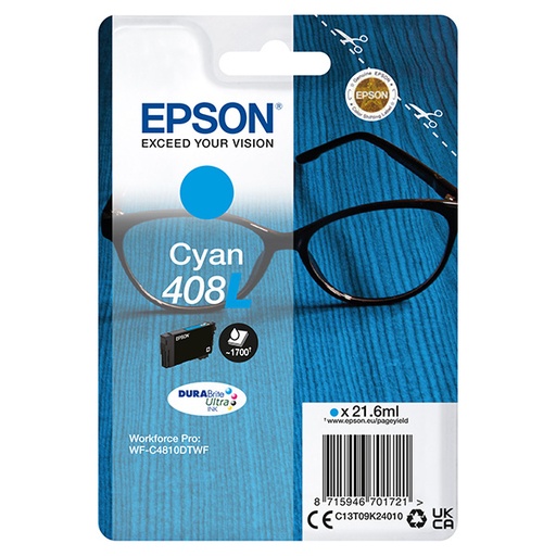 [4C13T09K24010RA] Epson Original Inkjet T09K240 / C13T09K24010 cyan 21,6 ml