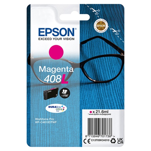 [4C13T09K34010RA] Epson Original Inkjet T09K340 / C13T09K34010 magenta 21,6 ml