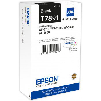 [4C13T789140RA] Epson Original Inkjet T7891 XXL / C13T789140 black 65 ml 4 000 pages