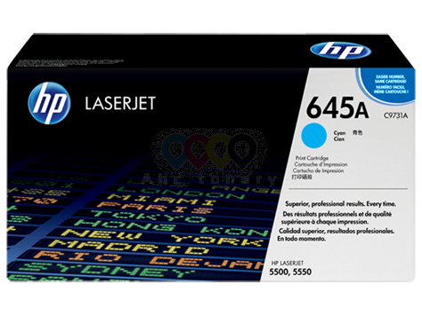 [4C9731ACR] HP Original Toner C9731A / HP 645A cyan 12 000 pages C-box
