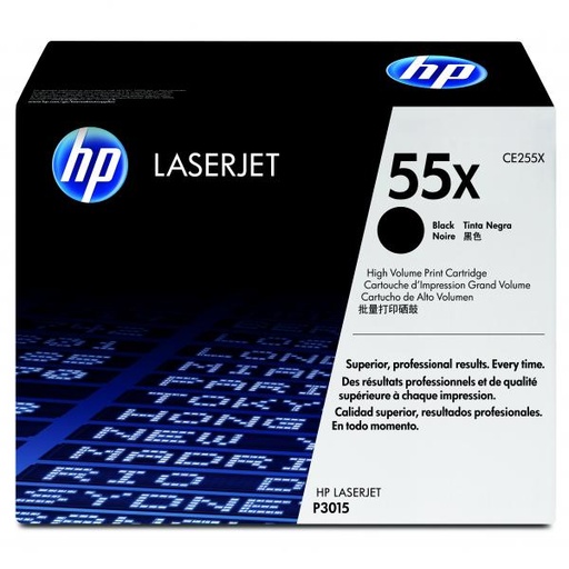[4CE255XCR] HP Original Toner CE255X / HP 55X black 12 500 pages C-box