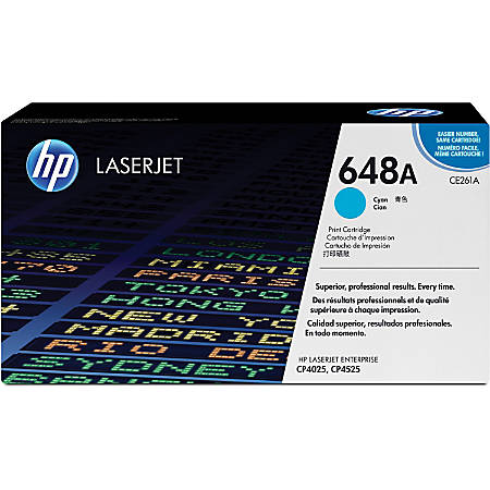 [4CE261ABR] HP Original Toner CE261A / HP 648A cyan 11 000 pages B-box