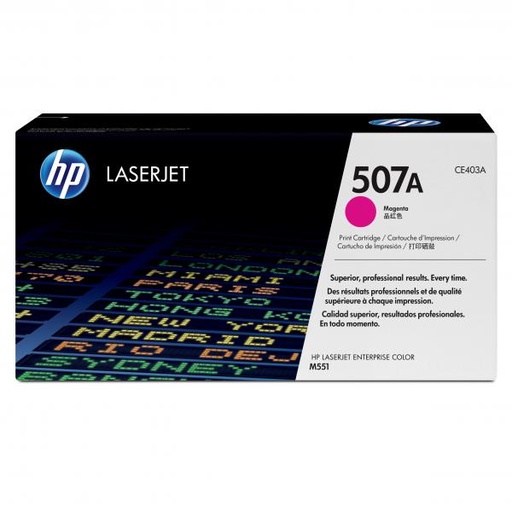 [4CE403ABR] HP Original Toner CE403A / HP 507A magenta 6 000 pages B-box