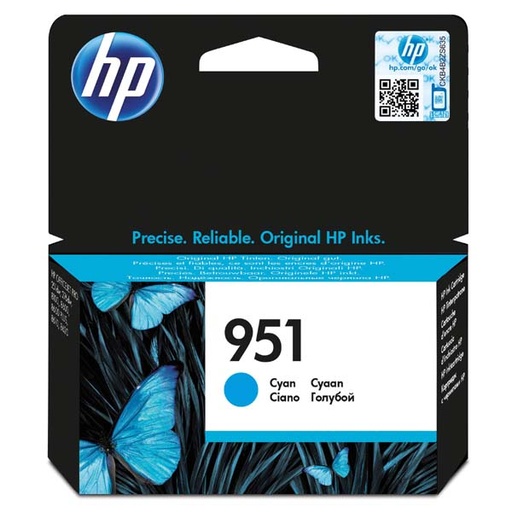 [4CN050AERA] HP Original Inkjet CN050AE / HP 951 cyan 700 pages