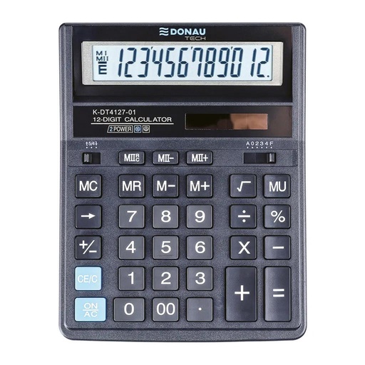 [4KALK2] Kalkulačka Donau Tech K-DT4127 čierna