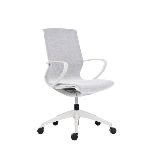 [4KANCST37] Kancelárska stolička Vision, biela/slonová kosť