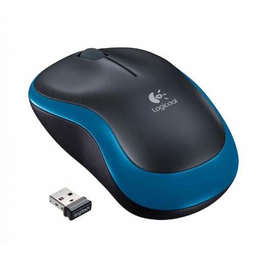 [4KMACCS2] Myš Logitech M185 modrá, bezdrôtová, optická