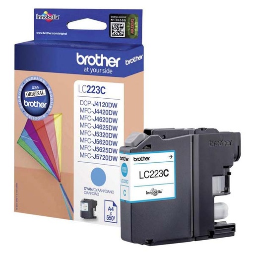 [4LC223CRA] Brother Original Inkjet LC223C cyan 600 pages