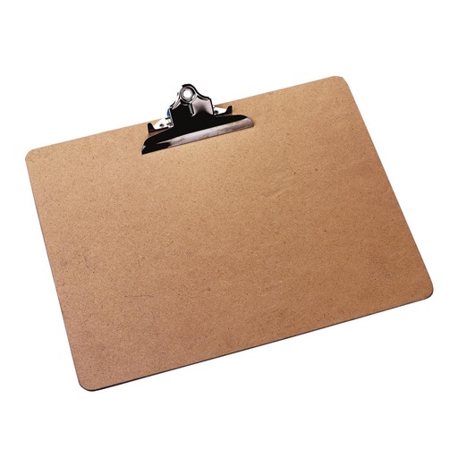 [4PISPOD9] Písacia podložka s klipom A3 Q-Connect drevená hnedá na šírku