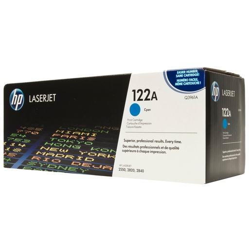 [4Q3961ACR] HP Original Toner Q3961A / HP 122A cyan 4 000 pages C-box